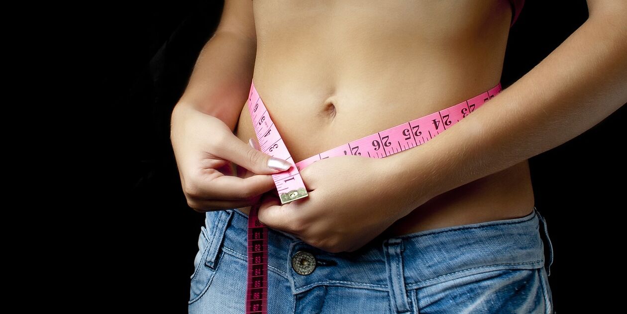 измерване на талията по време на загуба на тегло за един месец