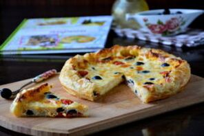 Пилешка запеканка с маслини